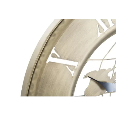 ZEGAR NAŚCIENNY WORLD GOLD Ø 63X3 cm